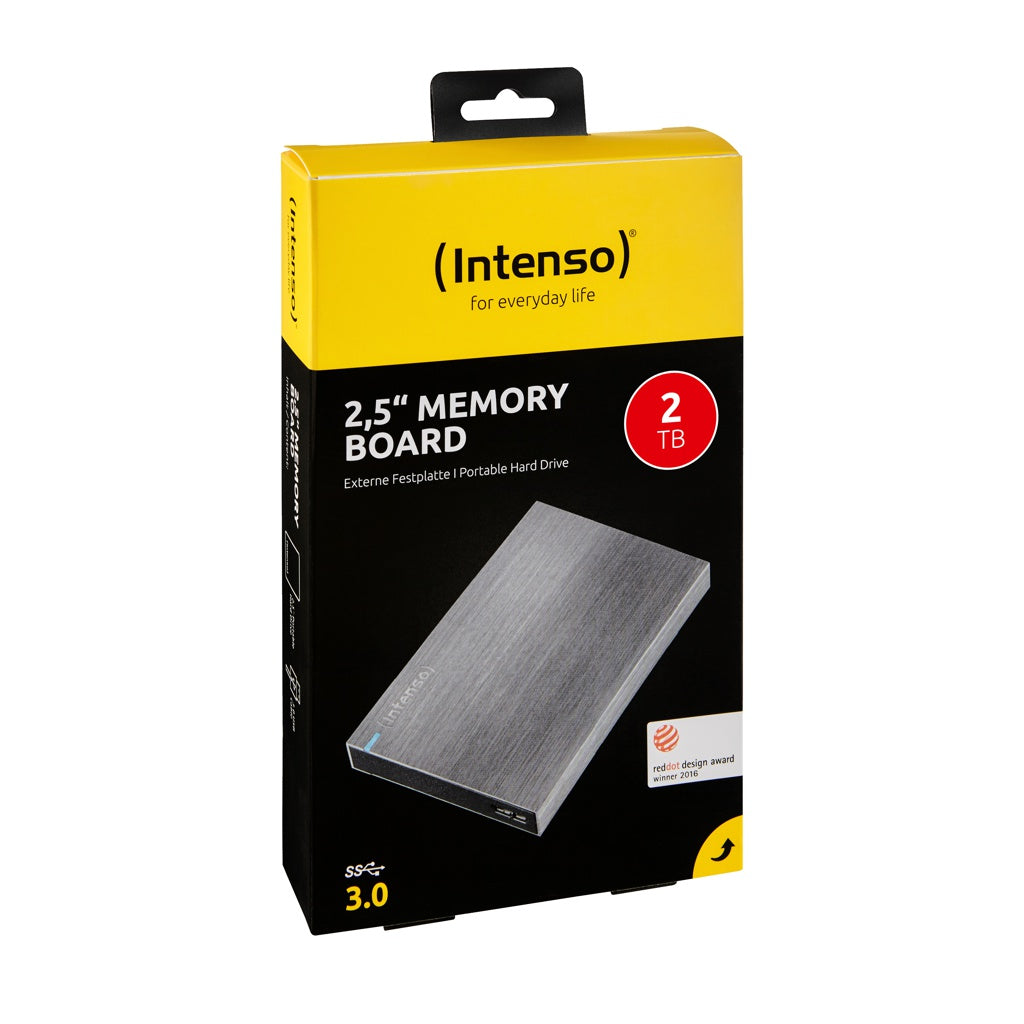 Produktbild externe HDD-Festplatte - Intenso 6028680 Externe Festplatte 2000 GB Anthrazit