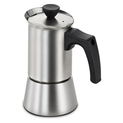 HZ9ES100 Manuelle Kaffeemaschine Mokka- Kanne 0,2 l Edelstahl