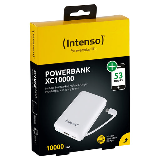 Produktbild Powerbank - Intenso 7314532 Akkuladegerät Lithium Polymer (LiPo) 10000 mAh Weiß