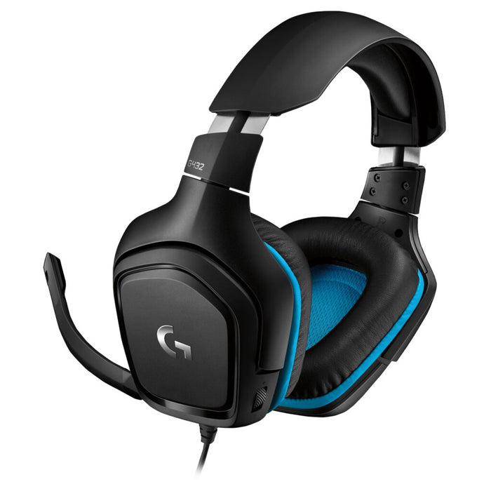 Logitech G432 Wired 7.1 Surround Gaming Headset Schwarz