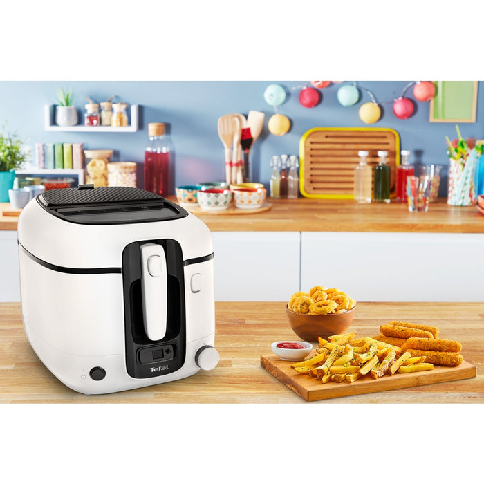 Tefal Super Uno FR314030 Fritteuse Weiß