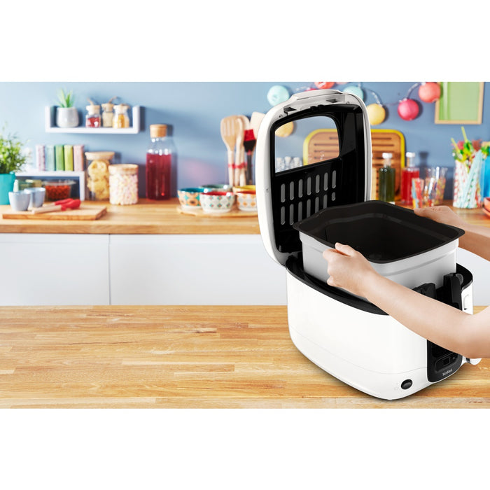 Tefal Super Uno FR314030 Fritteuse Weiß