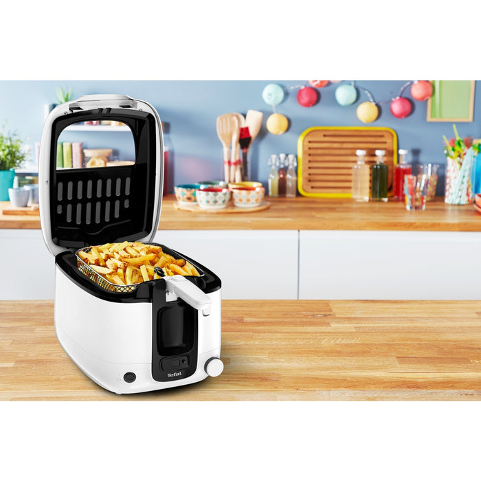 Tefal Super Uno FR314030 Fritteuse Weiß