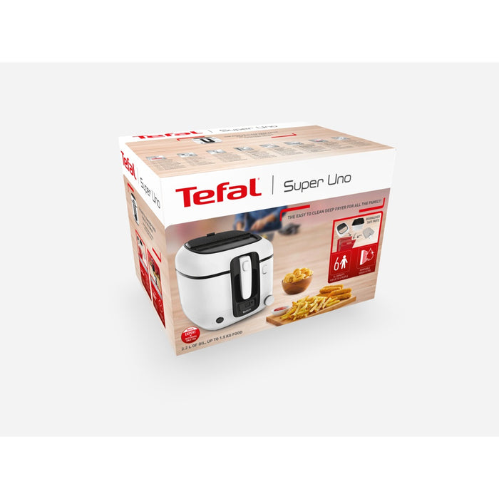 Tefal Super Uno FR314030 Fritteuse Weiß