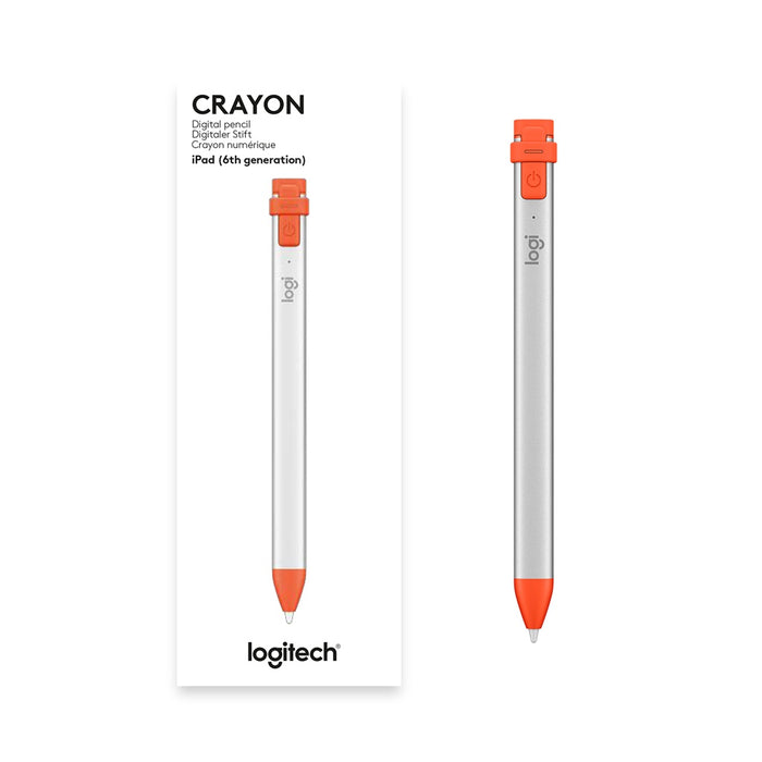 Logitech Crayon Eingabestift 20 g Orange, Silber