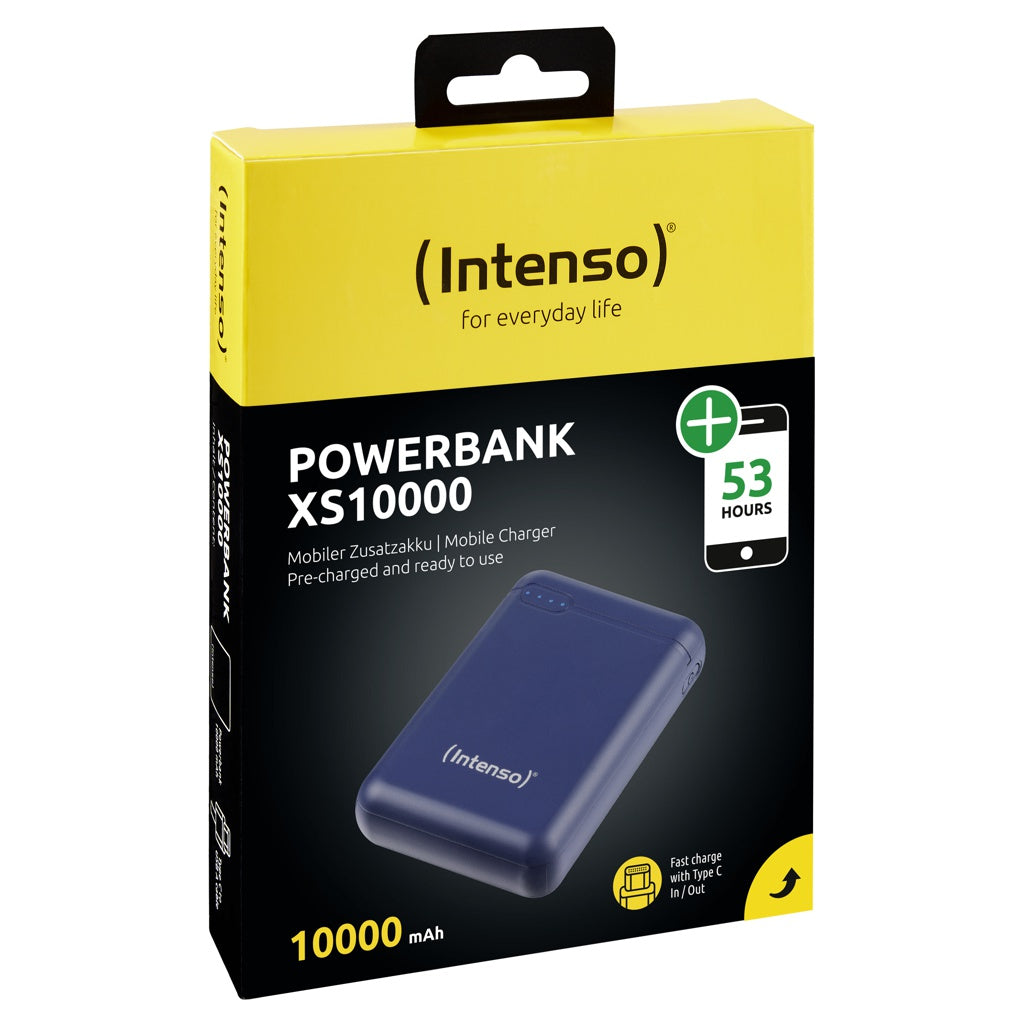 Produktbild Powerbank - Intenso XS10000 Akkuladegerät Lithium Polymer (LiPo) 10000 mAh Blau