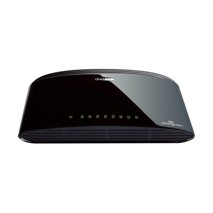 D-Link DES-1008D Unmanaged Fast Ethernet (10/100) Schwarz