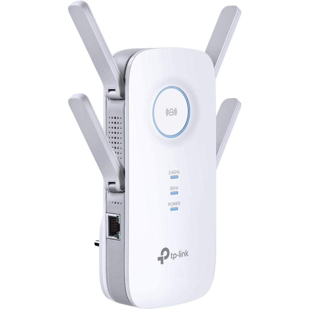Produktbild WLAN-Repeater - TP-Link RE650 Netzwerksender Weiß 10, 100, 1000 Mbit/s