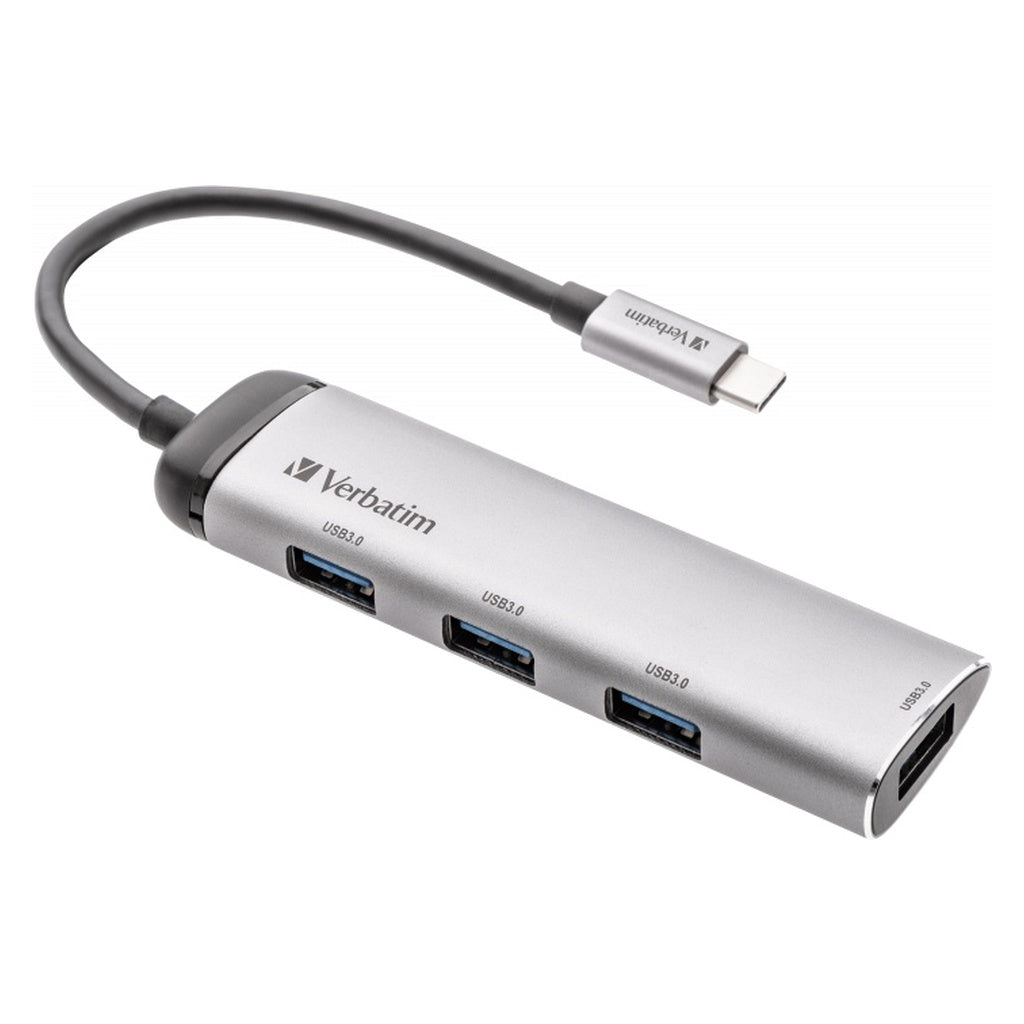 Produktbild USB-Adapter - Verbatim USB-C Multiport-Hub 4-Port USB 3.2 Gen 1