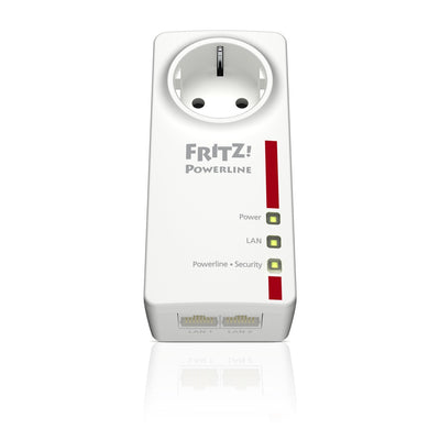 FRITZ!Powerline 1220E 1200 Mbit/s Eingebauter Ethernet-Anschluss Weiß 1 Stück(e)