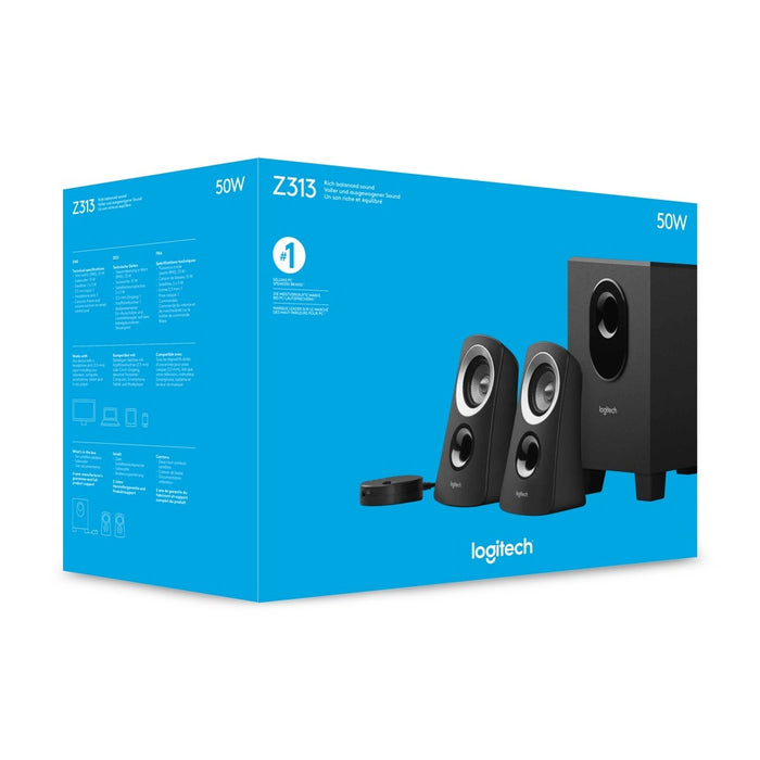 Logitech Z313 25 W Schwarz 2.1 Kanäle