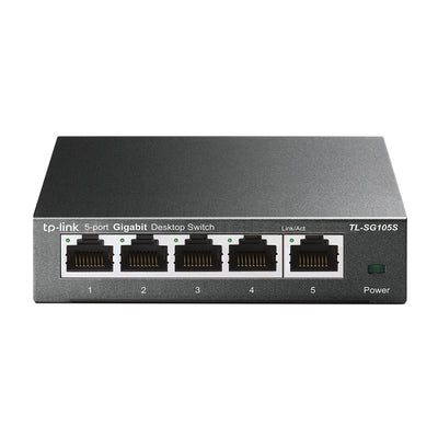 TL-SG105S Unmanaged L2 Gigabit Ethernet (10/100/1000) Schwarz