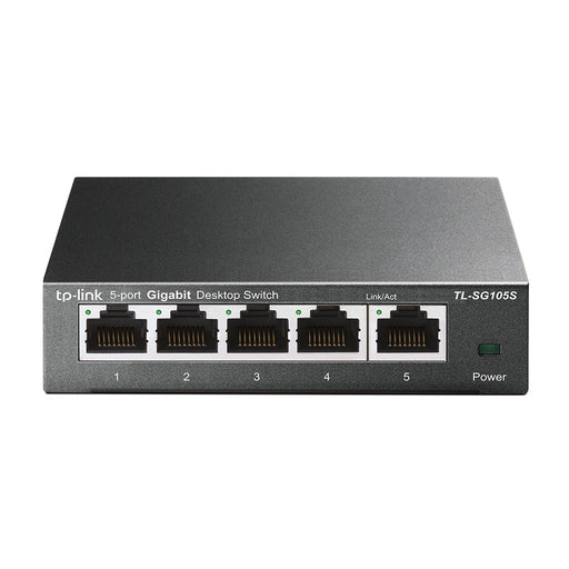 Produktbild Netzwerk-Switch - TP-Link TL-SG105S Unmanaged L2 Gigabit Ethernet (10/100/1000) Schwarz