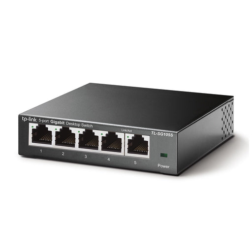 Produktbild Netzwerk-Switch - TP-Link TL-SG105S Unmanaged L2 Gigabit Ethernet (10/100/1000) Schwarz