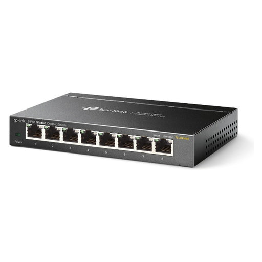 Produktbild Netzwerk-Switch - TP-Link TL-SG108S Unmanaged L2 Gigabit Ethernet (10/100/1000) Schwarz