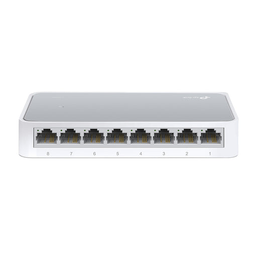 Produktbild Netzwerk-Switch - TP-Link TL-SF1008D Unmanaged Fast Ethernet (10/100) Weiß