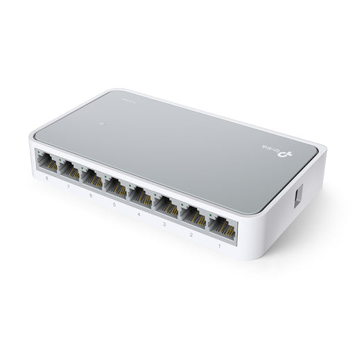 Produktbild Netzwerk-Switch - TP-Link TL-SF1008D Unmanaged Fast Ethernet (10/100) Weiß