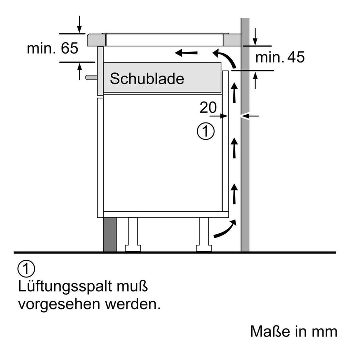 Siemens iQ100 EH375FBB1E Induktionskochfeld 2 Zone(n) Integriert schwarz