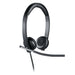 Logitech USB Headset Stereo H650e Kopfhörer Verkabelt Kopfband Büro/Callcenter Schwarz, Silber