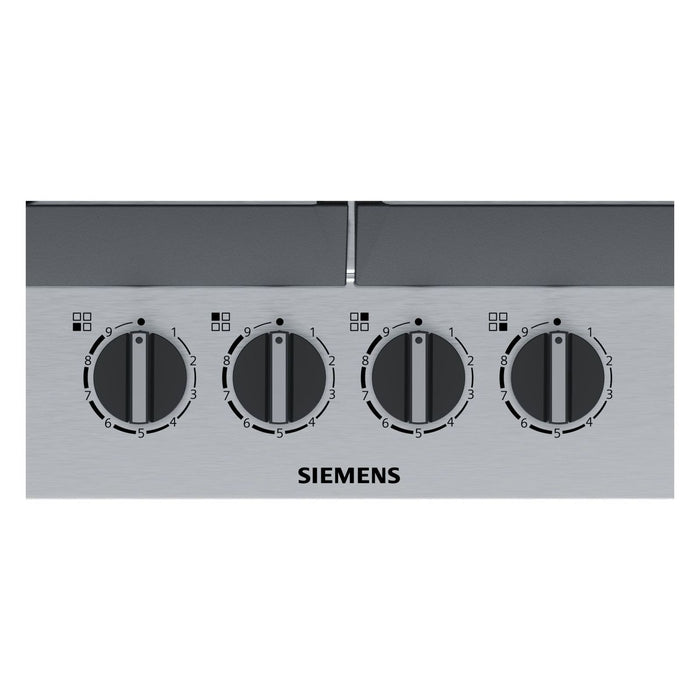 Siemens EC6A5HB90D Kochfeld Schwarz, Edelstahl Integriert Gaskochfeld 4 Zone(n)