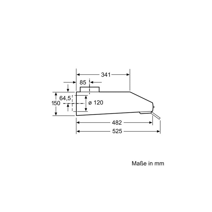 Bosch DUL63CC20 Unterbau-Dunstabzugshaube Serie 4 60cm weiß