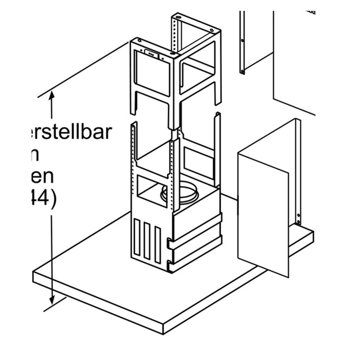 Siemens iQ500 LF98BIP50 Inselesse 90cm Dunstabzugshaube Edelstahl