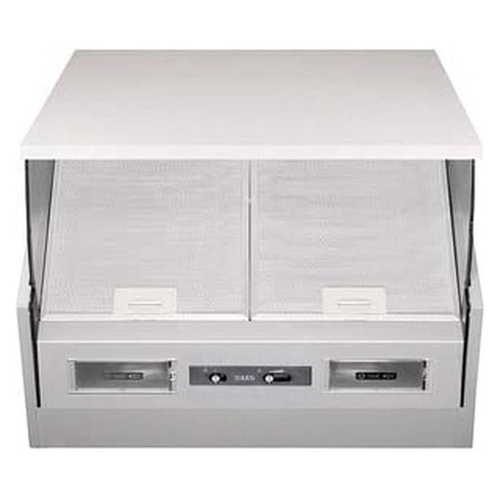 Produktbild Zwischenbauhaube - le AEG DEB1621S Dunstabzugshaube Flip open (halb eingebaut - Pullout) Grau 284 m³/h D