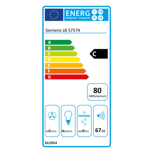 Produktbild Lüfterbaustein - Siemens LB57574 Dunstabzugshaube Unterbaut Edelstahl 610 m³/h