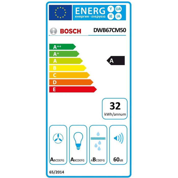 Bosch DWB67CM50 Wandesse 60cm Edelstahl