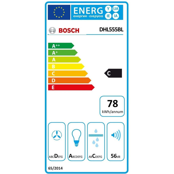 Bosch DHL555BL Serie 4 Lüfterbaustein 50cm für Dunstabzugshaube