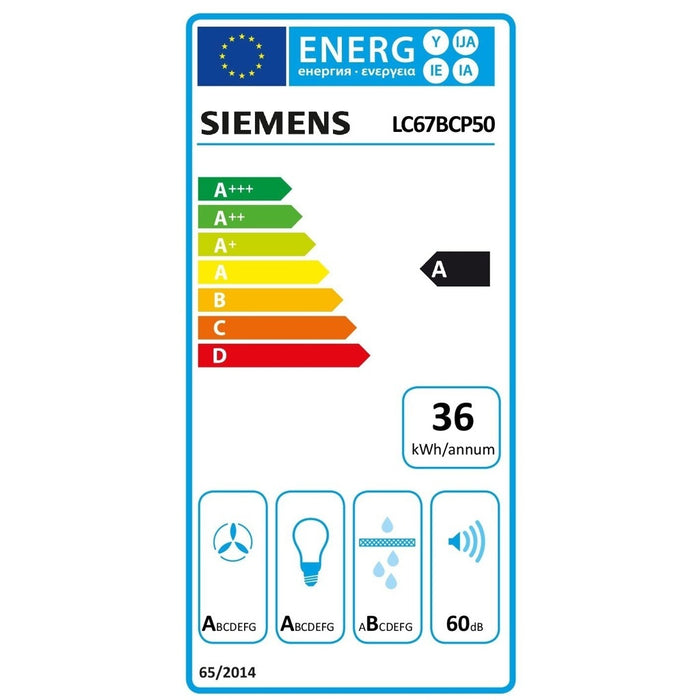 Siemens IQ500 LC67BCP50 Wandesse 60cm Edelstahl