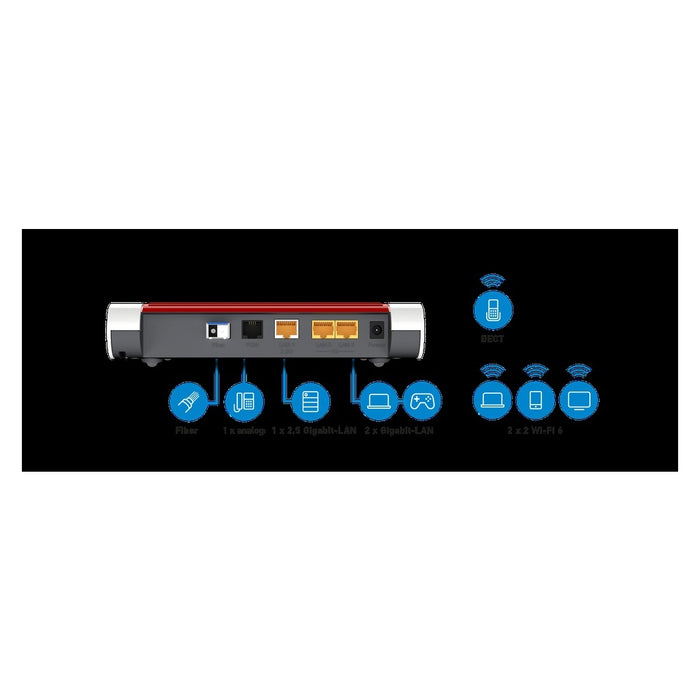 AVM FRITZ!Box 5530 WLAN-Router Gigabit Ethernet Dual-Band (2,4 GHz/5 GHz) 4G Weiß