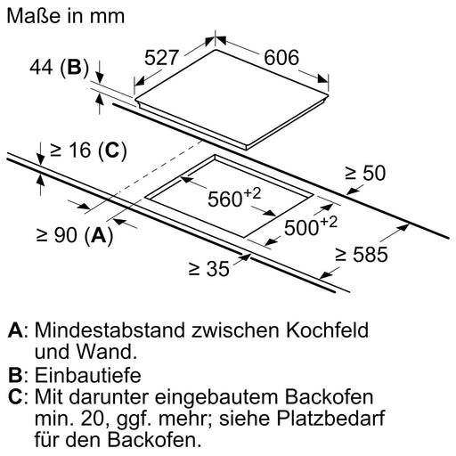 Produktbild Elektro-Kochfeld - Bosch Serie 8 PKN675DP1D Glaskeramik-Kochfeld integriert 60cm 4 Zonen Schwarz, Edelstahl