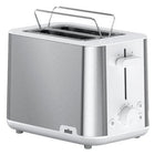 Braun PurShine HT 1510 WH 2-Scheiben-Toaster 900 W Edelstahl, Weiß
