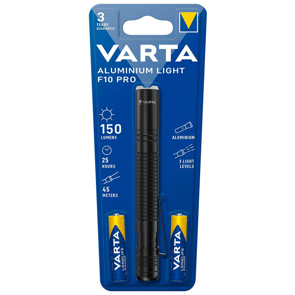 Produktbild LED Taschenlampe - Varta Aluminium Light F10 Pro