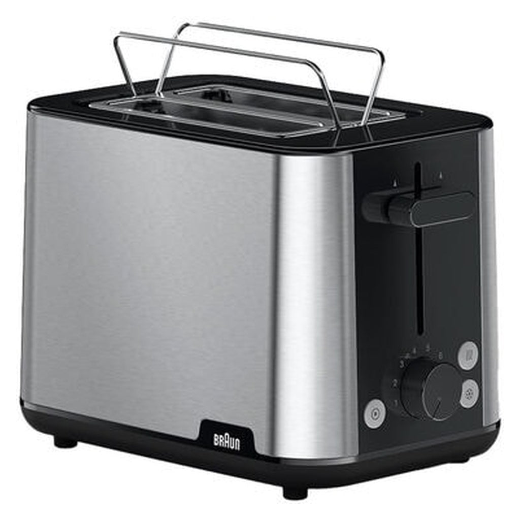 Produktbild Toaster - Braun PurShone HT 1510 2-Scheiben Toaster 900 W Edelstahl / Schwarz