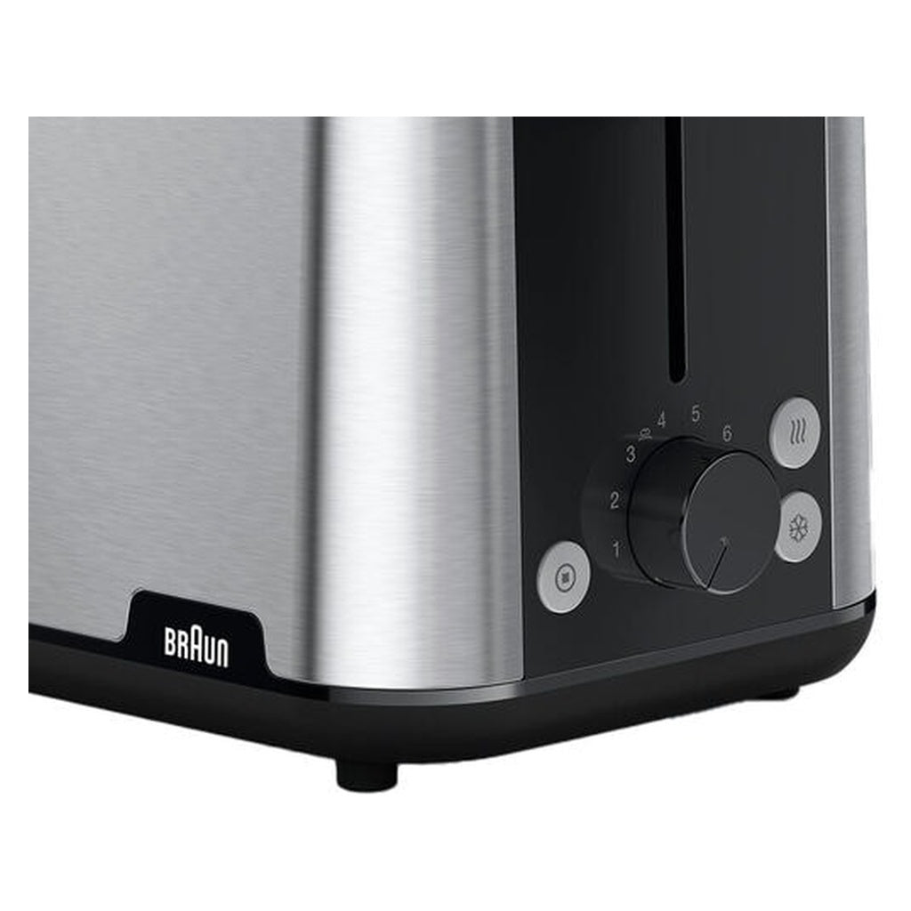 Produktbild Toaster - Braun PurShone HT 1510 2-Scheiben Toaster 900 W Edelstahl / Schwarz
