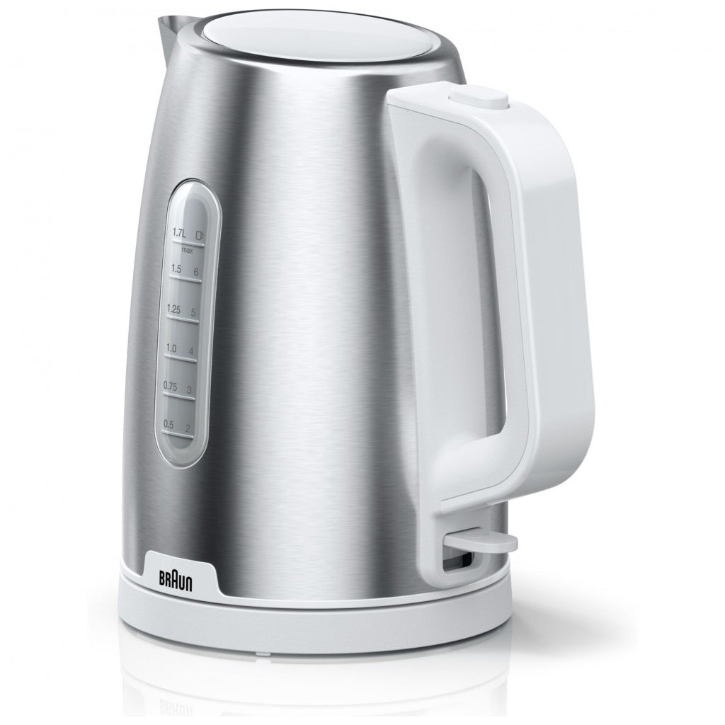 Produktbild Wasserkocher - Braun PurShine WK 1500 WH Wasserkocher 1,7 l 2200 W Edelstahl, Weiß