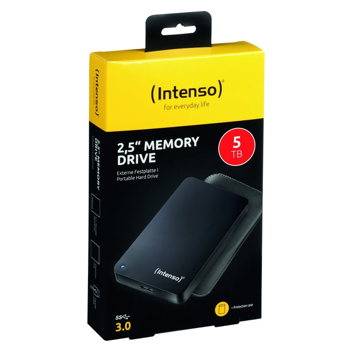 Intenso HDD 5TB USB3 2.5P CON FOLDER Externe Festplatte 5000 GB Schwarz