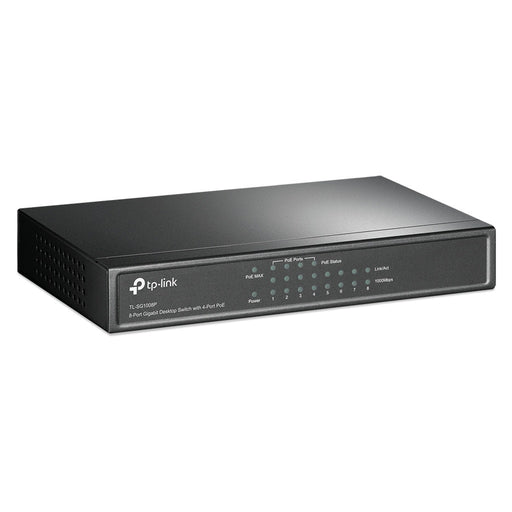 Produktbild Netzwerk-Switch - TP-Link TL-SG1008P Gigabit Ethernet (10/100/1000) Power over Ethernet (PoE) Grau