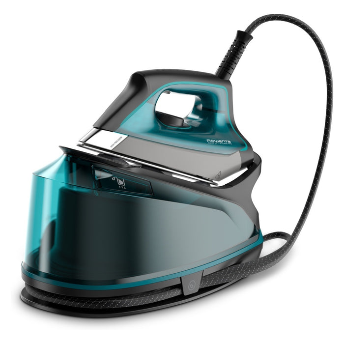 Rowenta DG762 2200 W 1,1 l Mikrodampf 400 HD Laser-Grundplatte Schwarz, Blau