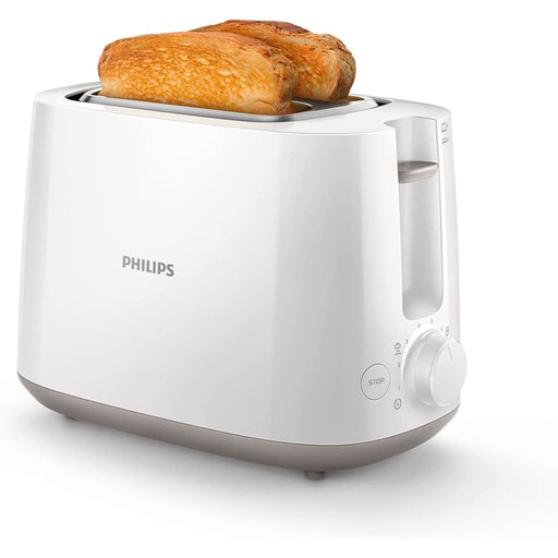 Produktbild Toaster - Philips Daily Collection HD2581/00 2-Scheiben-Toaster 830 Watt weiß