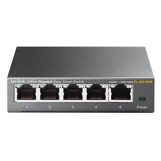 Produktbild Netzwerk-Switch - TP-Link TL-SG105E Unmanaged L2 Gigabit Ethernet (10/100/1000) Schwarz