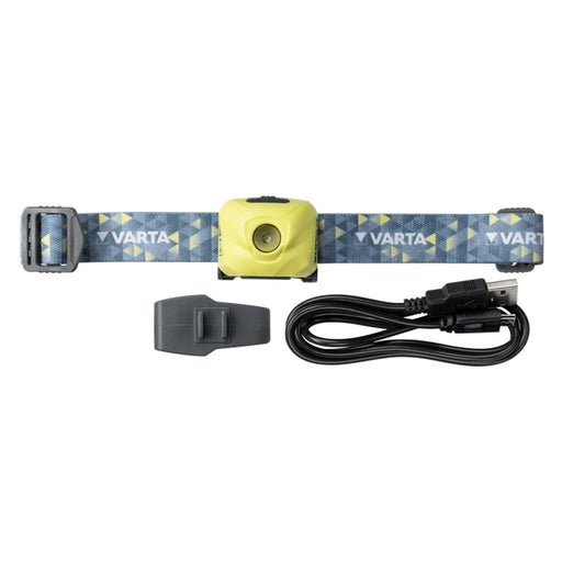 Produktbild LED Stirnlampe - Varta OUTDOOR SPORTS ULTRALIGHT H30R Limette Stirnband-Taschenlampe LED
