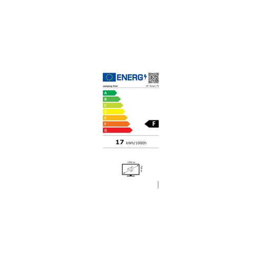 Produktbild LED-Fernseher - Camping first 19" Smart-TV WLAN schwarz