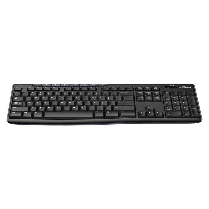 Logitech Wireless Combo MK270 Tastatur Maus enthalten USB QWERTZ Deutsch Schwarz