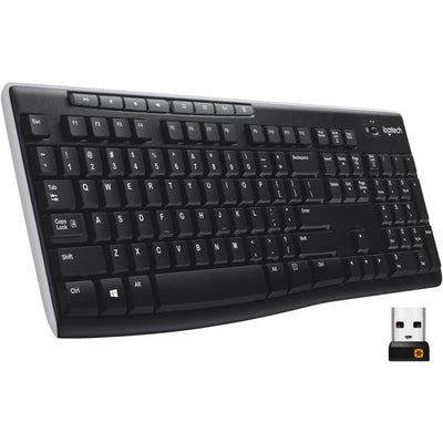 K270 Wireless Keyboard kabellose Tastatur QWERTZ schwarz