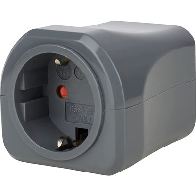 Weltreisestecker-7 Adapter mit 10 A Sicherung