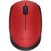 Logitech M171 Kabellose Maus Rot / schwarz Wireless Mouse