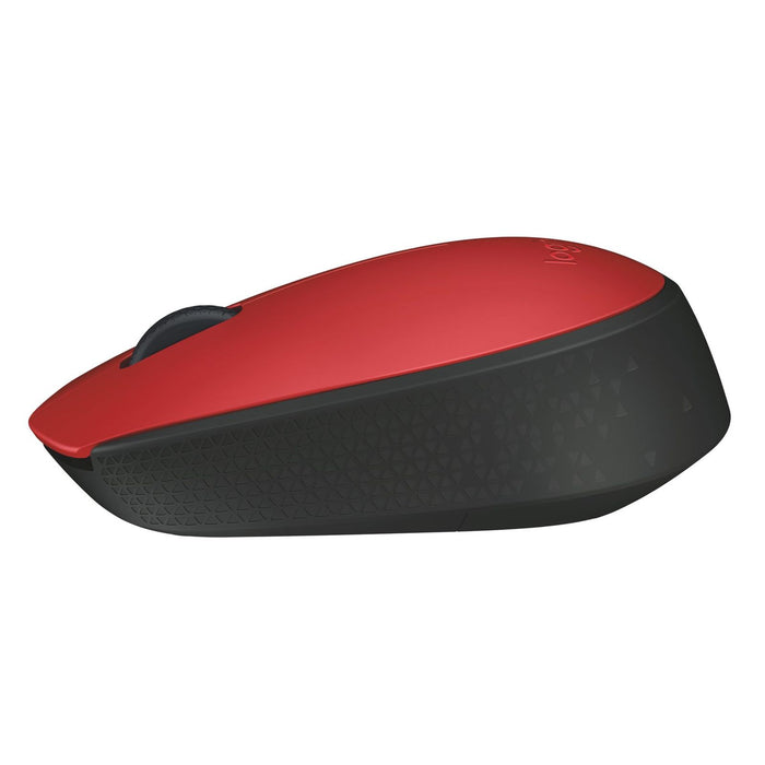 Logitech M171 Kabellose Maus Rot / schwarz Wireless Mouse